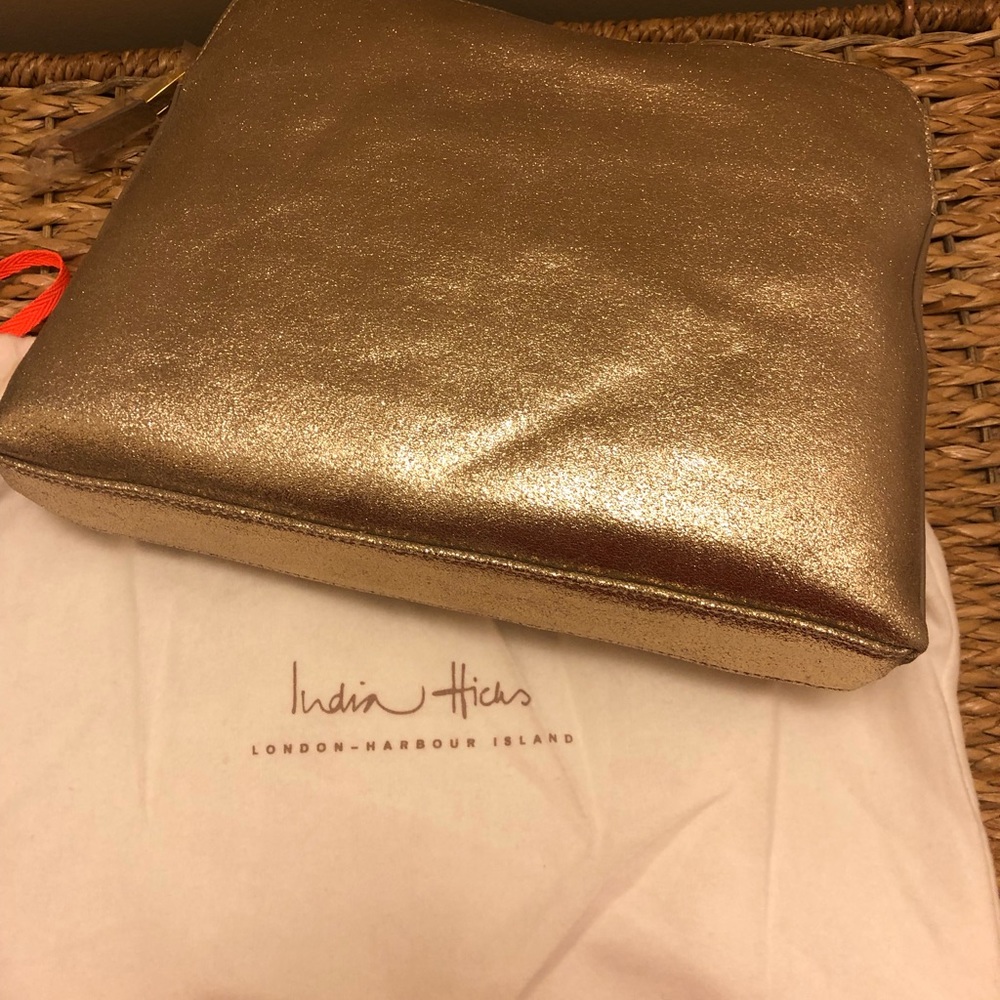 India Hicks - The Insider Pouch Gold Crackle